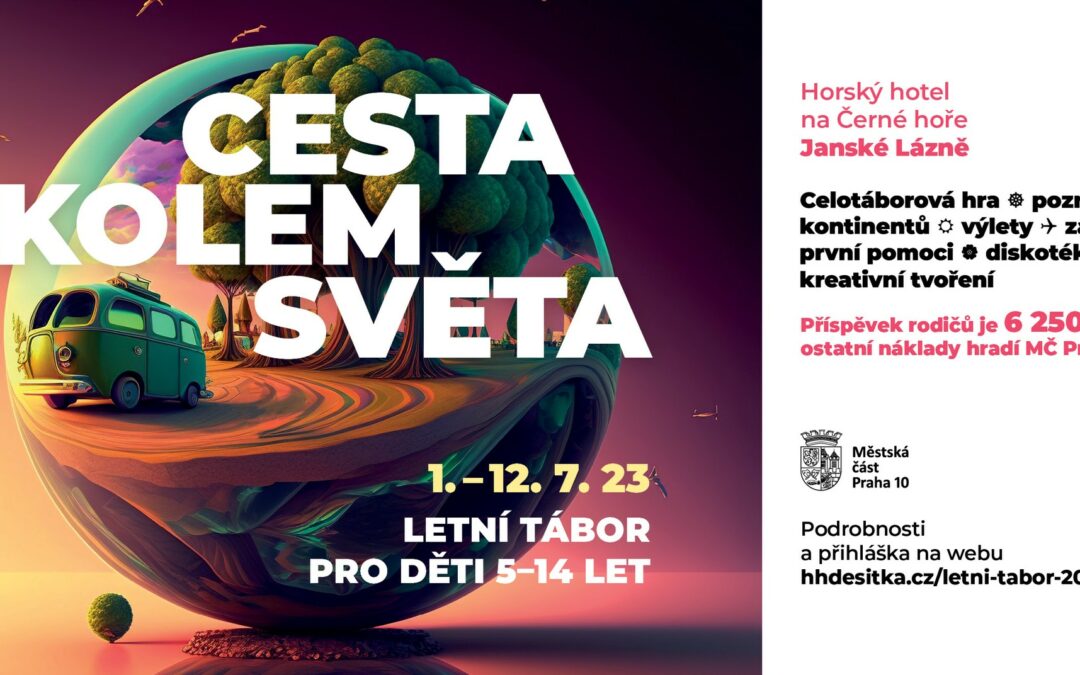 Letní dětský tábor Cesta kolem světa